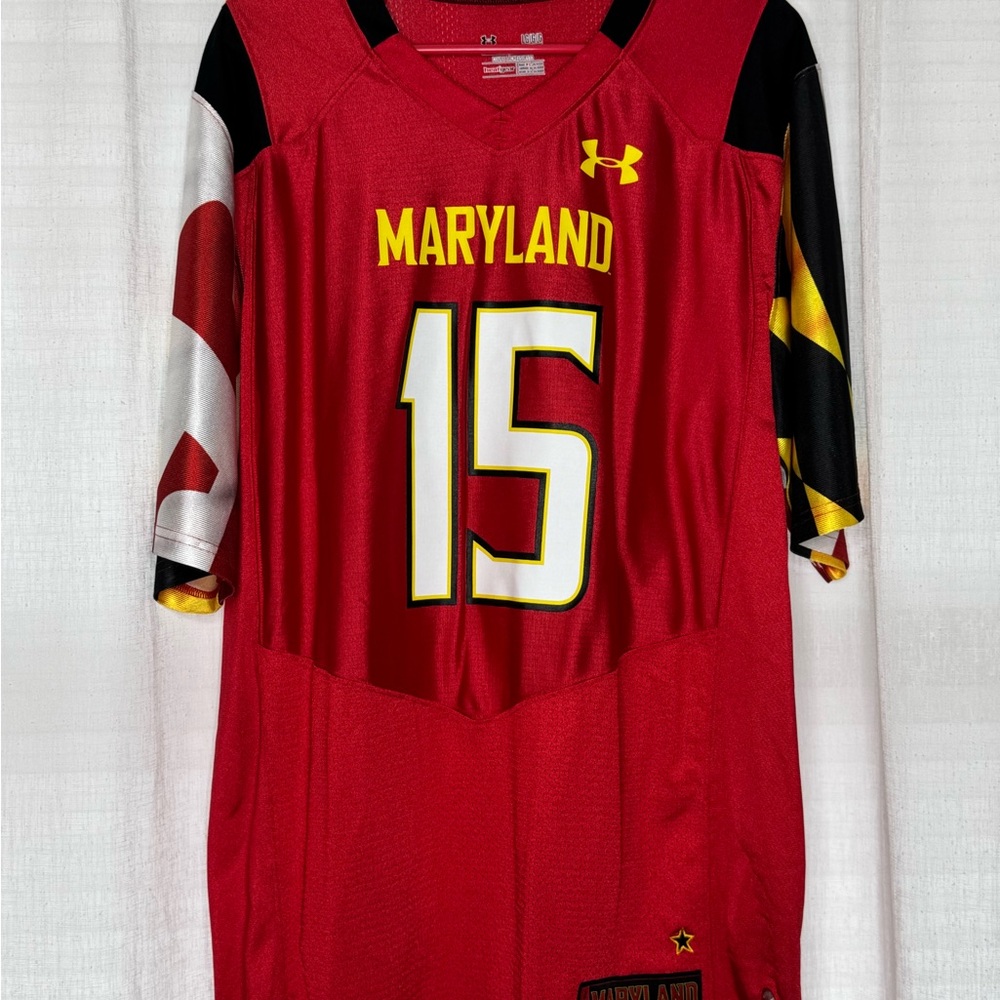 Under Armour Maryland Terrapins Red Football Jersey